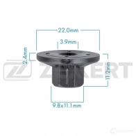 Клипса ZEKKERT BQ6 RNC BE-3598 1440206828