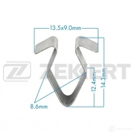 Клипса ZEKKERT 1440206911 BE-3527 7GEP8 Q