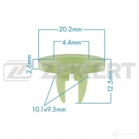 Клипса ZEKKERT BE-3506 ZPV Q4 1440206943