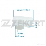 Клипса ZEKKERT 46 SUV 1440206969 BE-3417