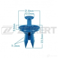 Клипса ZEKKERT BE-3375 1440206981 Z1LG O