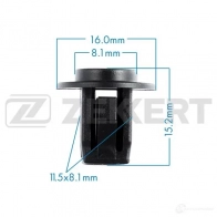 Клипса ZEKKERT BE-3212 1440207023 RELJ U