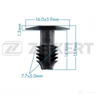 Клипса ZEKKERT BE-3137 1440207032 0 GTBG