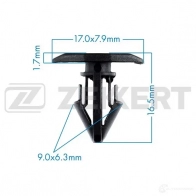 Клипса ZEKKERT XK 3Z3CH BE-3043 1440207064
