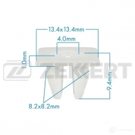 Клипса ZEKKERT BE-2970 1440207090 V346 9