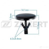 Клипса ZEKKERT 1440207108 O 94CT BE-2899