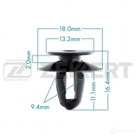 Клипса ZEKKERT D1LB I BE-2856 1440207128