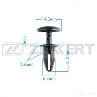 Клипса ZEKKERT BE-2698 SBPBZ 8 1440207186
