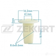 Клипса ZEKKERT 1440207209 O1 GKM BE-2669