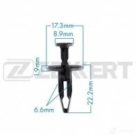 Клипса ZEKKERT BE-2616 1440207223 C9 K4N