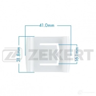 Клипса ZEKKERT BE-2554 G4HV AL 1440207250