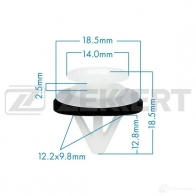 Клипса ZEKKERT U6K 5V 1440207277 BE-2503