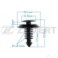 Клипса ZEKKERT BE-2370 0 YU32B 1440207310