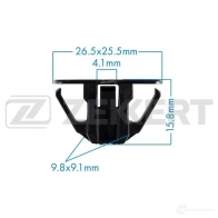 Клипса ZEKKERT BE-2339 34ZGVN 2 1440207323