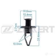Клипса ZEKKERT TNJ0 WN 1440207366 BE-2200