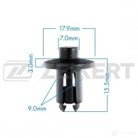 Клипса ZEKKERT 5 7MP8 1440207417 BE-2084