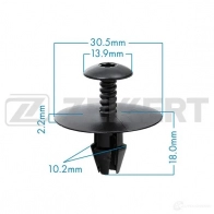 Клипса ZEKKERT BE-1896 1440207502 RG IANCQ