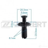 Клипса ZEKKERT BE-1772 1440207559 65WJ VE