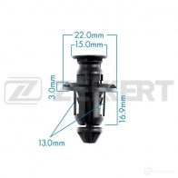Клипса ZEKKERT YN6 26 1440207574 BE-1749