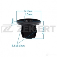 Клипса ZEKKERT 3 YXV8Y 1440207586 BE-1711