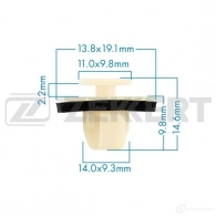 Клипса ZEKKERT BE-1527 E6 IQKXH 1440207666