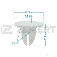 Клипса ZEKKERT SWKF U BE-1459 1440207689