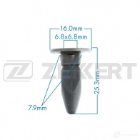 Клипса ZEKKERT KG Y6U 1440207691 BE-1457