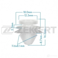 Клипса ZEKKERT BE-1442 1440207698 95EBQ K