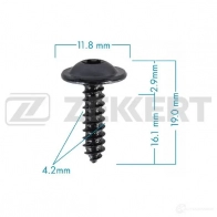 Клипса ZEKKERT BE-1227 5 IP5AB 1440207799