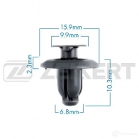Клипса ZEKKERT BE-1070 1440207885 XF VFJ