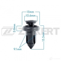 Клипса ZEKKERT 1440207887 XH LHE BE-1067