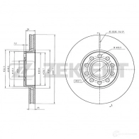 Тормозной диск ZEKKERT Volkswagen Passat (B5) 3 Универсал 2.8 V6 180 л.с. 1997 – 1999 BS-5360B 5G OFET