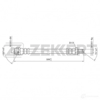 Тормозной шланг ZEKKERT Mercedes M-Class BS-9283 EK N78HY