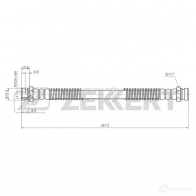 Тормозной шланг ZEKKERT BS-9453 Hyundai 89 N6TJ
