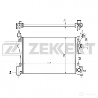 Радиатор охлаждения двигателя ZEKKERT MK-1242 PD7HN W 1275188141