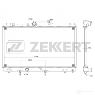 Радиатор охлаждения двигателя ZEKKERT 5 CDZ15 1440208606 MK-1581