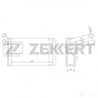 Радиатор печки, теплообменник ZEKKERT LNPHX L MK-5009 Volkswagen Passat (B5) 3 Универсал 1.9 TDI Syncro/4motion 110 л.с. 1997 – 2000