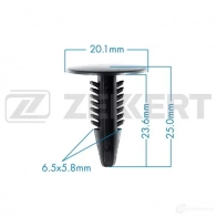 Клипса ZEKKERT 1440208819 3 TT8F BE-1511