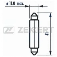 Лампа накаливания ZEKKERT KK4 HK LP1133 1420503465