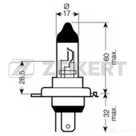Галогенная лампа фары ZEKKERT LP1142 2UT DNVX 1420503469