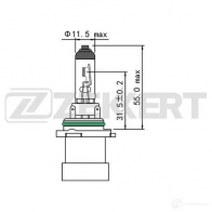 Галогенная лампа фары ZEKKERT 736V GE Jeep Grand Cherokee (WJ, WG) 2 Внедорожник LP1146