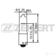 Лампа накаливания ZEKKERT 1440209164 LP1174 H RYF0Y9