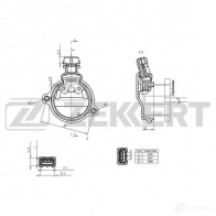 Блок управления двигателем ZEKKERT K 1N2U 1440209237 SE-4006