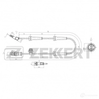 Датчик АБС ZEKKERT SE-6213 5 VUNWQM Renault Megane (LM) 2 Седан 1.5 dCi (LM0F. LM0T. LM2B) 82 л.с. 2003 – 2010