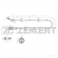 Датчик АБС ZEKKERT Renault Espace (JK0) 4 Минивэн 2.2 dCi (JK07) 139 л.с. 2006 – 2024 SE-6222 I6Y16 T