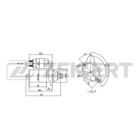 Стартер Zekkert AN-1011 FDSOV KX 1441334887 4251878260782 - Изображение 2