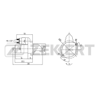 Стартер Zekkert 1441334902 AN-1021 4251878260928 9Z0EYV Y - Изображение 2