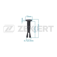Клипса ZEKKERT 1440206690 BE-3696 A L3OZQB