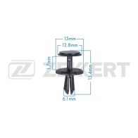 Клипса ZEKKERT 1440206640 GS 01IX BE-3730