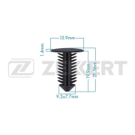 Клипса ZEKKERT EW KTI 1440206639 BE-3731